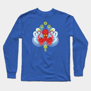 Giant Royal Octopus Long Sleeve T-Shirt